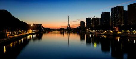 Pariser Morgen Landschaft foto