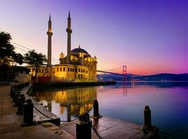 ortakoy Moschee in Istanbul foto