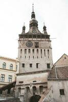 ein schön mittelalterlich Zitadelle Stadt von sighisoara im das Herz von Rumänien, Siebenbürgen Reise Ziel im östlichen Europa. foto