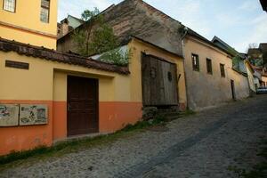 ein schön mittelalterlich Zitadelle Stadt von sighisoara im das Herz von Rumänien, Siebenbürgen Reise Ziel im östlichen Europa. foto