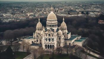 Basilika Kreuz symbolisiert Christentum Reich Geschichte und Spiritualität generiert durch ai foto