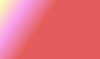 Design einfach Pastell- Gelb Rot und Rosa Gradient Farbe Illustration Hintergrund foto