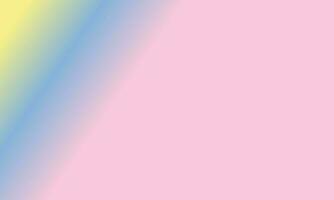 Design einfach Rosa pastell, gelb und Blau Gradient Farbe Illustration Hintergrund foto