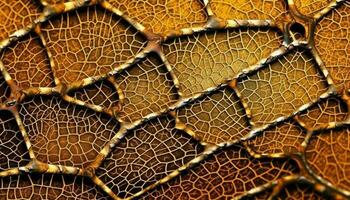 beschwingt Gelb Blatt auf alt Baum im Herbst Wald generiert durch ai foto