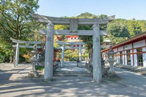 Saga, Kyushu, Japan - - Oktober 25, 2018 Yutoku Inari Schrein, Kashima Stadt, berühmt Inari Schreine, Japans oben drei Schreine foto