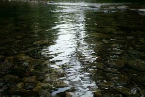 Ruhe von das Wasser von das Wasserfall foto