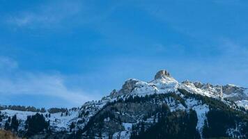 zuerst Berg im Grindelwald mit alpin Ansichten Schweiz. foto