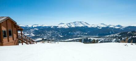 szenisch Ansichten um breckenridge Colorado Skigebiet Stadt, Dorf foto