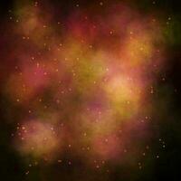 abstrakt rot Gelb Galaxis Nebel Hintergrund foto