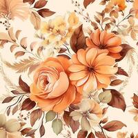 Aquarell Blumen- Blume Design, Hochzeit Dekoration, ai generiert foto