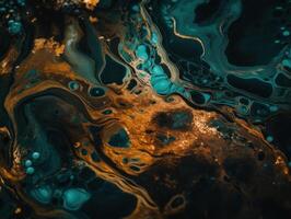 hell Flüssigkeit Marmor Farbe Muster dynamisch Flüssigkeit Formen Hintergrund erstellt mit generativ ai Technologie foto