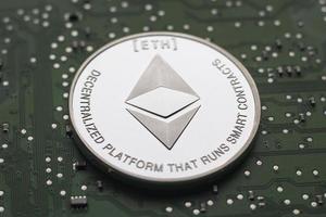 Kryptowährung Ethereum foto