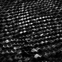 dunkel abstrakt Hintergrund organisch Formen abstrakt geometrisch Mosaik nahtlos Muster erstellt mit generativ ai Technologie foto
