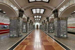 Kirovskiy Zavod Bahnhof - - Heilige petersburg, Russland foto