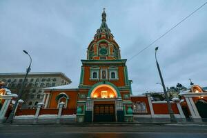 Kirche von st. Gregory von neocaesarea - - Moskau, Russland foto