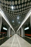 Puschkinskaja Metro Bahnhof - - Moskau, Russland foto