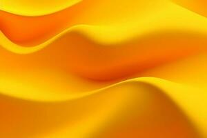 abstrakt Gelb Flüssigkeit Welle Hintergrund. ai generiert foto