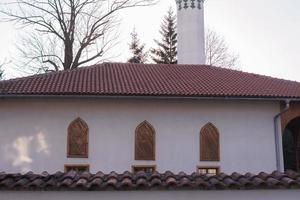 schöne Moschee muslimischer Anbetungsplatz foto