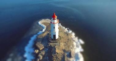 luftaufnahmen tokarev leuchtturm foto