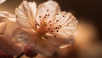 beschwingt Hibiskus blühen Vitrinen Schönheit im Natur generiert durch ai foto