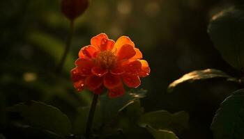 beschwingt Wildblume Wiese Vitrinen Natur Schönheit im multi farbig Blüten generiert durch ai foto