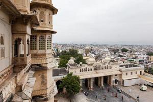 Stadtpalast von Udaipur in Rajasthan, Indien foto