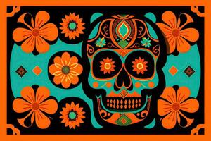 Tag von das tot dia de Muertos foto