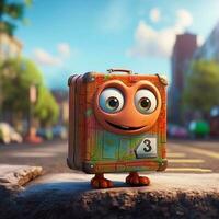 süß Box im pixar Animation foto