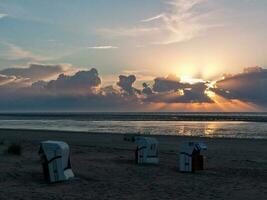 Strand beim das Norden Meer foto