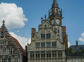 das Stadt von Mann im Belgien foto