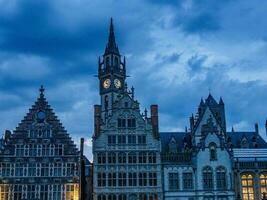 das Stadt von Mann im Belgien foto