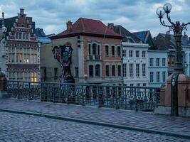 das Stadt von Mann im Belgien foto