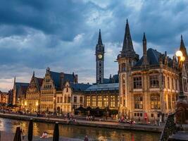 das Stadt von Mann im Belgien foto