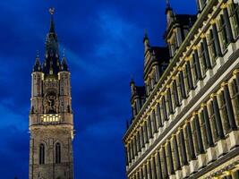 das Stadt von Mann im Belgien foto