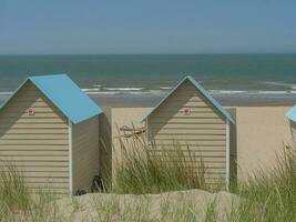 das Stadt von Ostende und das Belgier Küste foto