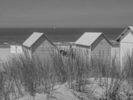 das Stadt von Ostende und das Belgier Küste foto