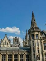 Mann Stadt im Belgien foto