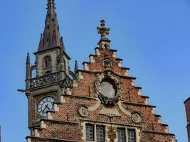 Mann Stadt im Belgien foto