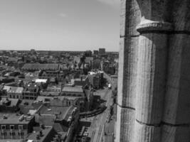 Mann Stadt im Belgien foto