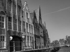 das Stadt von Brügge im Belgien foto