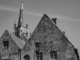 das Stadt von Brügge im Belgien foto