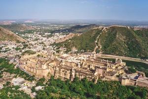 Bernstein Amer Fort in Jaipur Rajasthan Indien in foto