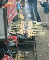 Grillen stillen Ayam Hähnchen Satay foto