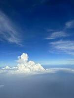 Himmel Aussicht auf ein Flugzeug foto