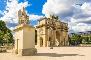 Arc de Triomphe du Carrousel in Paris, Frankreich foto