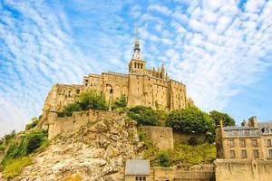 mont saint michel in der normandie, frankreich foto