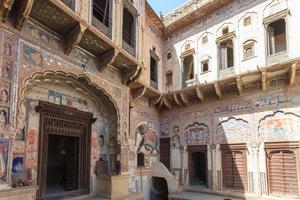 haveli in mandawa, rajasthan, indien foto