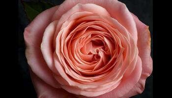 beschwingt Rosa Blütenblätter symbolisieren Liebe und Romantik generiert durch ai foto