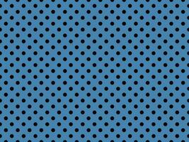 schwarz Polka Punkte Über Stahl Blau Hintergrund foto