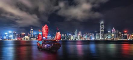 Victoria Hafen in Hongkong foto